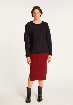 Montagut Wool and cotton jumper with tennis stripes - Eternel