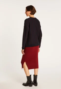 Montagut Wool and cotton jumper with tennis stripes - Eternel