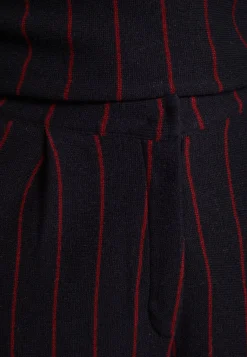 Montagut Wool and cotton trousers with tennis stripes - Lydie