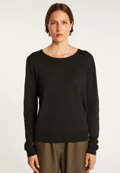 Montagut Wool and silk jumper with a slit in the back - Euphrosine