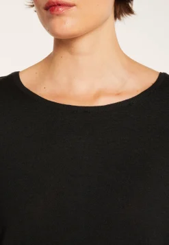 Montagut Wool and silk jumper with a slit in the back - Euphrosine