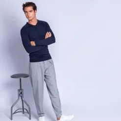 Montagut Wool and silk polo - Ferat