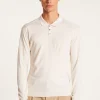Montagut Wool and silk polo shirt - Bartev