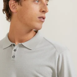 Montagut Wool and silk polo shirt - Bartev