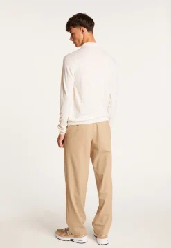 Montagut Wool and silk polo shirt - Bartev