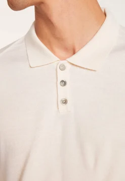 Montagut Wool and silk polo shirt - Bartev