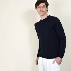 Montagut Wool and silk round neck sweater - Barsam