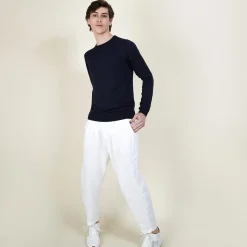 Montagut Wool and silk round neck sweater - Barsam