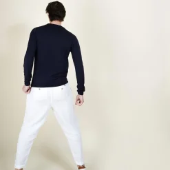 Montagut Wool and silk round neck sweater - Barsam
