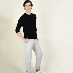 Montagut Wool and silk round neck sweater - Barsam