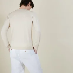 Montagut Wool and silk round neck sweater - Barsam