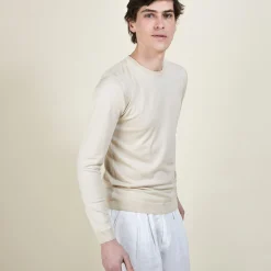Montagut Wool and silk round neck sweater - Barsam