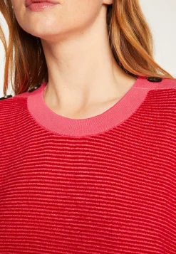 Montagut Wool and velvet sweater with shoulder buttons - Rochelle