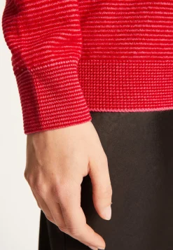 Montagut Wool and velvet sweater with shoulder buttons - Rochelle