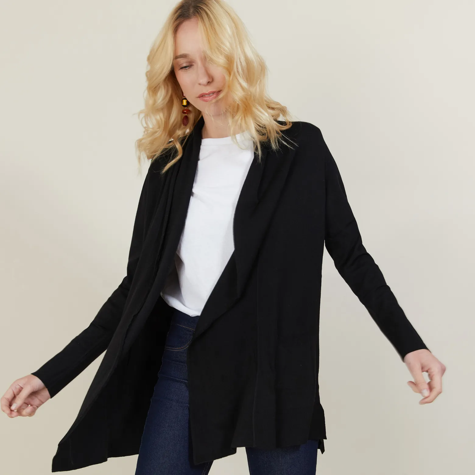 Montagut Wool and viscose cardigan - Agata