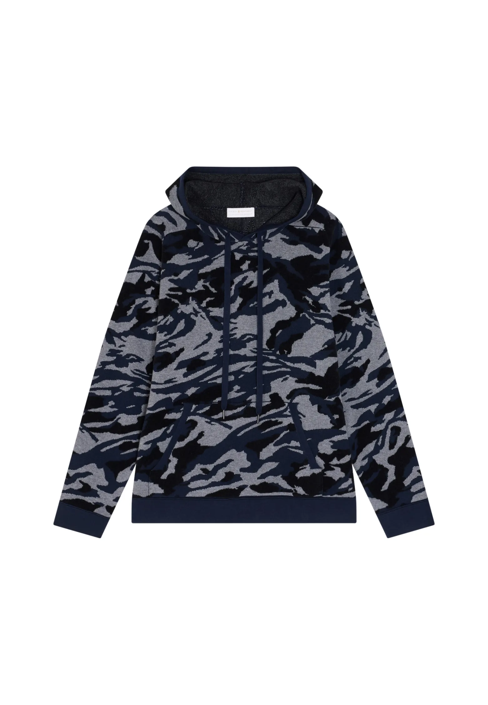 Montagut Wool blend graphic hoodie - Steele