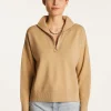 Montagut Wool Blend Trucker Sweater - Felicity