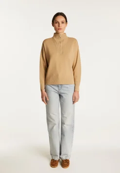 Montagut Wool Blend Trucker Sweater - Felicity