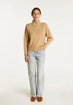 Montagut Wool Blend Trucker Sweater - Felicity