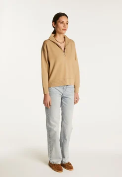 Montagut Wool Blend Trucker Sweater - Felicity