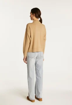 Montagut Wool Blend Trucker Sweater - Felicity