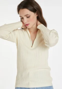 Montagut Wool blend zip-neck sweater - Cacilda