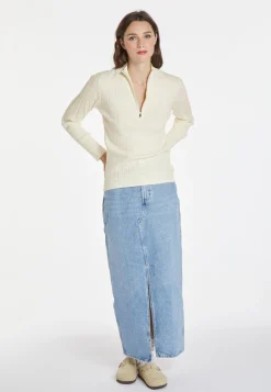 Montagut Wool blend zip-neck sweater - Cacilda