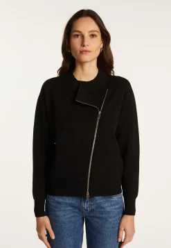 Montagut Wool Blend Zip-Up Sweater - Freya