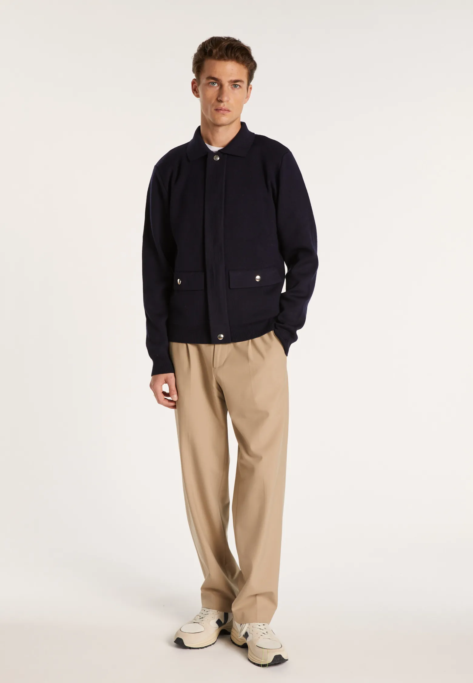Montagut Wool jacket with pockets - Leopol