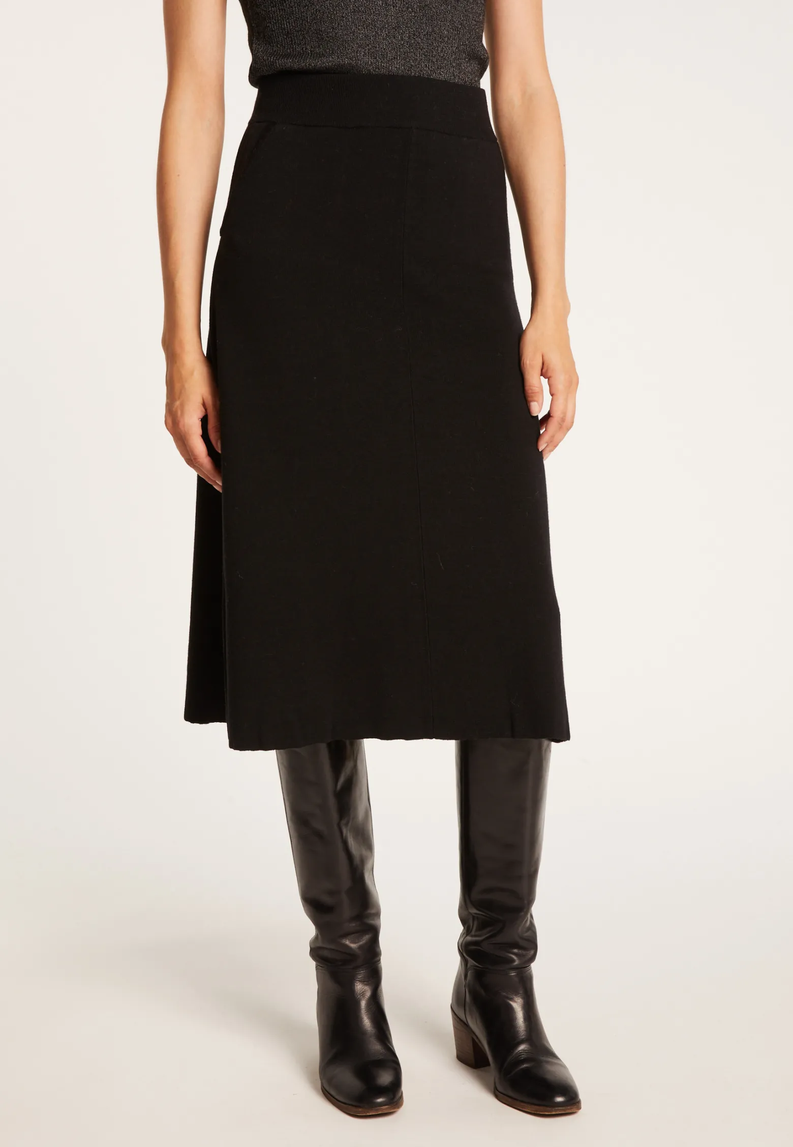 Montagut Wool skirt with pockets - Gracia