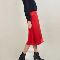 Montagut Wool skirt with pockets - Gracia