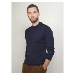 Montagut Wool sweater with buttons - Legende