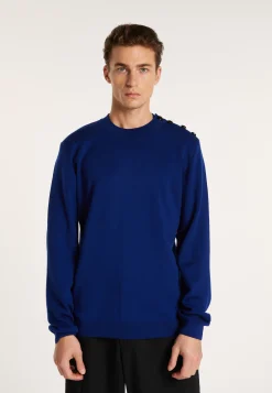 Montagut Wool sweater with buttons - Legende