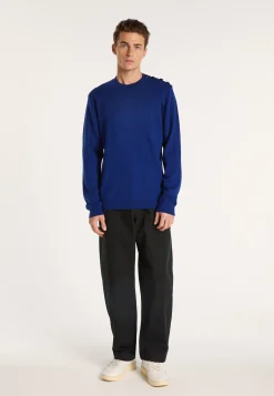 Montagut Wool sweater with buttons - Legende