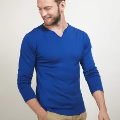 Montagut Wool sweater with Tunisian collar - Bono