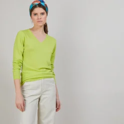 Montagut Wool V-neck sweater - Arya