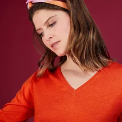Montagut Wool V-neck sweater - Arya