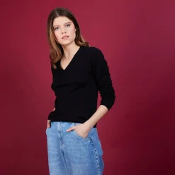 Montagut Wool V-neck sweater - Arya