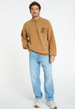 Montagut Wool zip-neck sweater - Sullivan