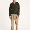 Montagut Zipped cardigan in Fil Lumière - Paddy