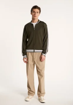 Montagut Zipped cardigan in Fil Lumière - Paddy