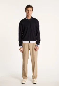 Montagut Zipped cardigan in Fil Lumière - Paddy
