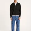 Montagut Zipped cardigan in Fil Lumière - Paddy