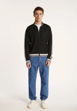 Montagut Zipped cardigan in Fil Lumière - Paddy
