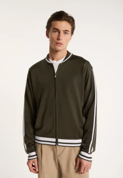 Montagut Zipped cardigan in Fil Lumière - Paddy