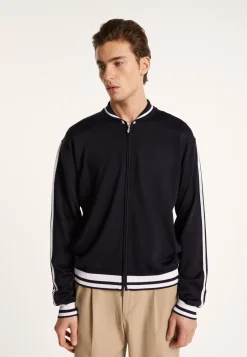Montagut Zipped cardigan in Fil Lumière - Paddy