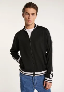 Montagut Zipped cardigan in Fil Lumière - Paddy