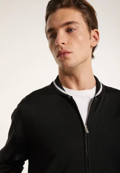 Montagut Zipped cardigan in Fil Lumière - Paddy