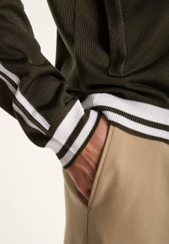 Montagut Zipped cardigan in Fil Lumière - Paddy
