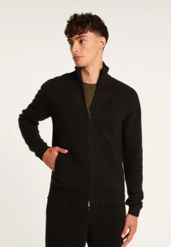 Montagut Zipped cardigan made of 4-ply cashmere - Balthazar